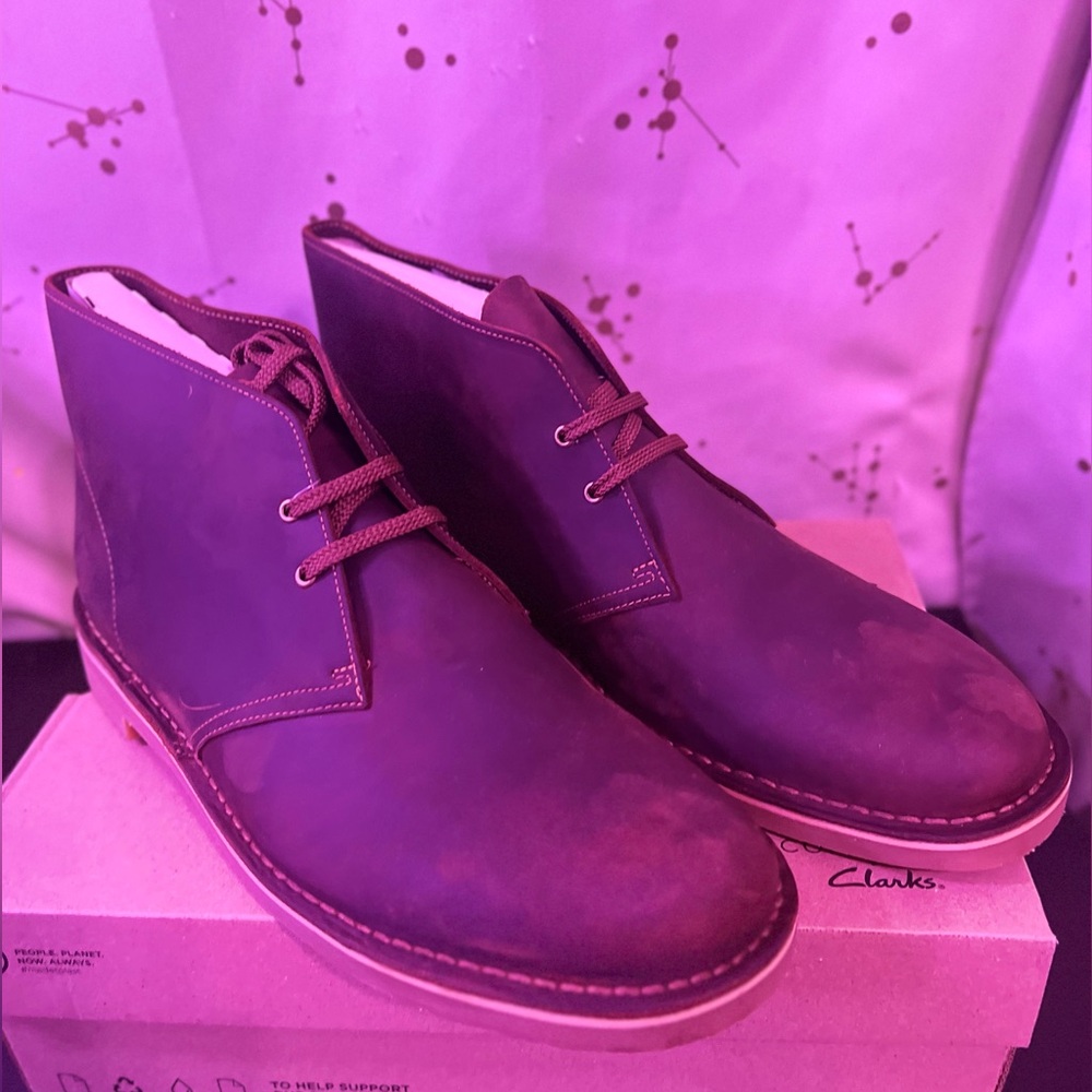 Clarks Men's Dark Brown Chukka Boots